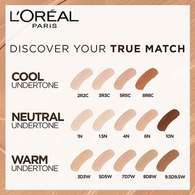 L'Oreal Paris True Match Super Blendable Liquid Foundation Hydrating Hyaluronic Acid Cool Undertone 2.R-2.C 30 ml - Foundation