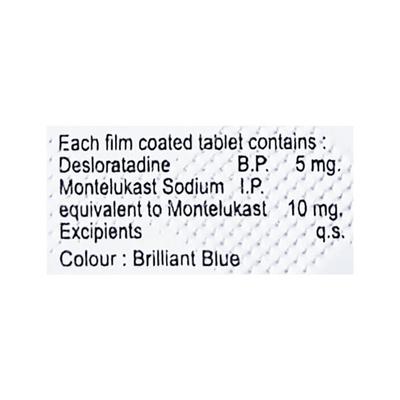 Allerde M Tablet 10'S - Allergies-Ant
