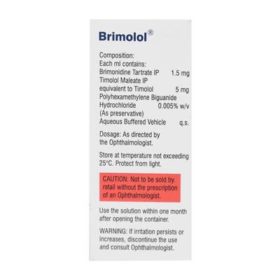 Brimolol Eye Drops 5ml - Glaucoma-Ant