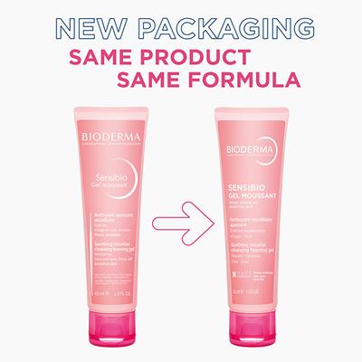 Bioderma Sensibio Gentle Soothing Micellar Cleansing Foaming Gel For Sensitive Skin 45 ml - Scrubs & Exfoliants