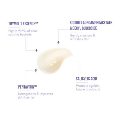 Acne Squad Kick-Start Cleanser With Salicylic Acid & Thymol T Essence 100 ml - Face Wash & Cleansers