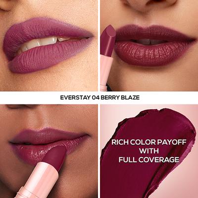 Renee Everstay Long Stay Matte Lipstick - Berry Blaze 4.2 g - Lipsticks
