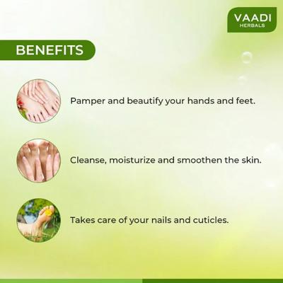 Vaadi Herbals Soothing & Relaxing Pedicure-Manicure Spa Kit 135gm - Manicure & Pedicure Kits