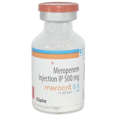 Merocrit 0.5 Gm Injection 1'S - Bacterial Infections-OBL