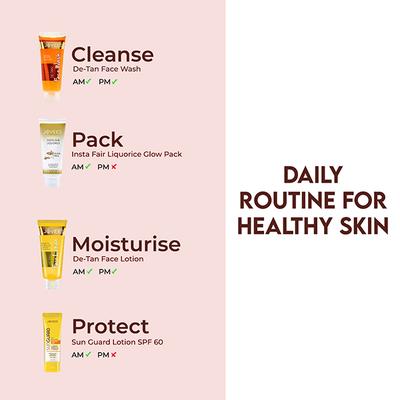 Jovees Herbal De-Tan Face Wash Improves Skin Clarity 120ml - Face Wash & Cleansers