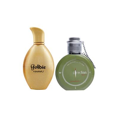 Maryaj Goldie EDP Fruity Floral Perfume And Maryaj Direction West EDP Green Spicy Perfume 200 ml - Perfumes (Edt/Edp)