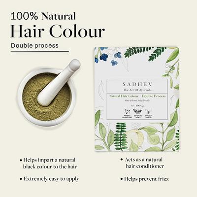 Sadhev-Hair Colour Double Process 100 gm - Powder