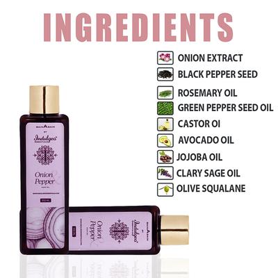 Indulgeo Essentials Onion & Pepper Hair Oil 100 ml - Hair Oils