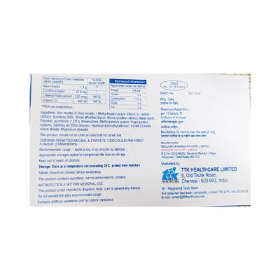 CHIROCYST DS Sugar Free Strawberry Flavour Chewable Tablet 10's - Supplements-Vam