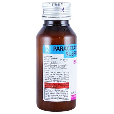 BIOCETAMOL DS Syrup 60ml - Fever-Ana