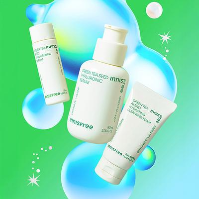 Innisfree Hydrate Glow-Up Set Korean Routine for Deep Hydration & Glass Skin 155 ml - Makeup Kits & Sets
