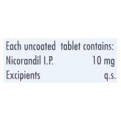 Nicoduce 10mg Tablet 20'S - Angina