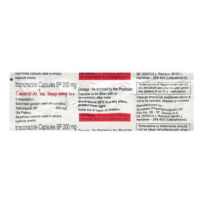 Ceastra XL 200mg Capsule 7'S - Fungal Infections-Anf