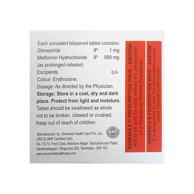 GLYMIFINE M 1 Tablet 15's - Diabetes-Ant