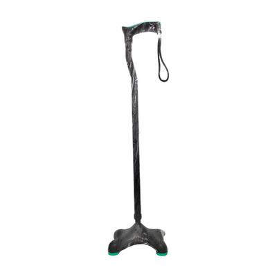 Tynor Quadra Stick (UNI) (72.8 - 96.6 cm) - Black - Wheelchairs & Walking Sticks