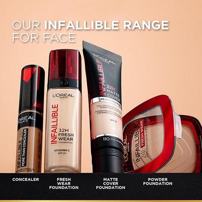L'Oreal Paris Infallible 32H Fresh Wear Foundation, SPF 25 + Vitamin C 145 30 ml - Foundation