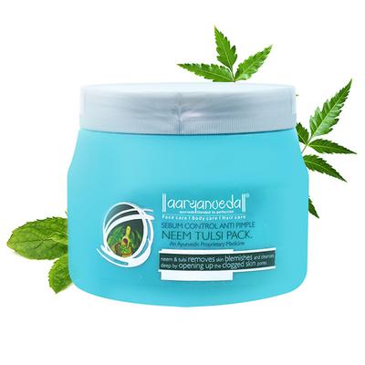 Aryanveda Face Pack - Neem & Tulsi 400 gm - Face Creams