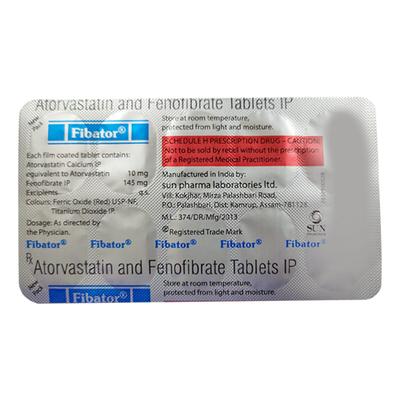 Fibator Tablet 10'S - High Cholesterol-Dys