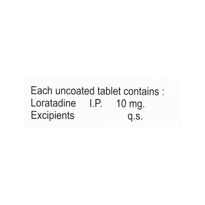 Loratop Tablet 10'S - Allergies-Ant