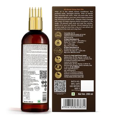 Wow Life Science Moroccan Argan Hair Oil with Comb 200 ml - Hair Oils