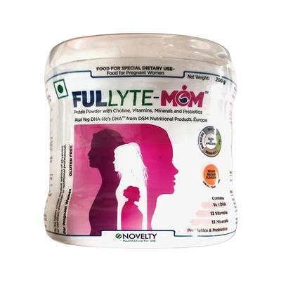 FULLYTE MOM GLUTEN FREE KESAR BADAM FLAVOUR Powder 200g - Supplements-Vam
