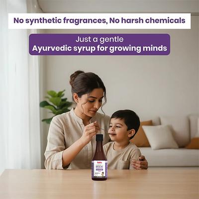 BabyOrgano Shankhpushpi & Brahmi Brain Booster Syrup for Kids 200 ml - Baby And Infant Supplements