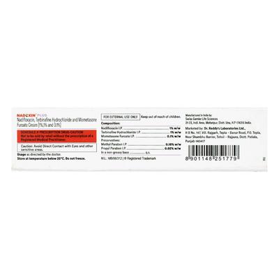 Nadoxin Plus Cream 10gm - Skin Infections-Toc