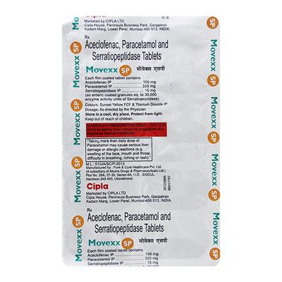 Movexx SP Tablet 10'S - Pain relief-Nsa