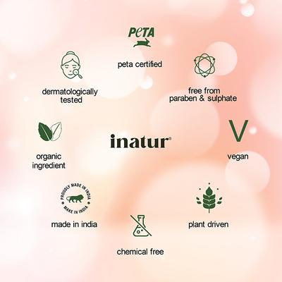 Inatur Lip and Cheek Tint - Coral 4 gm - Lip Stains & Tints