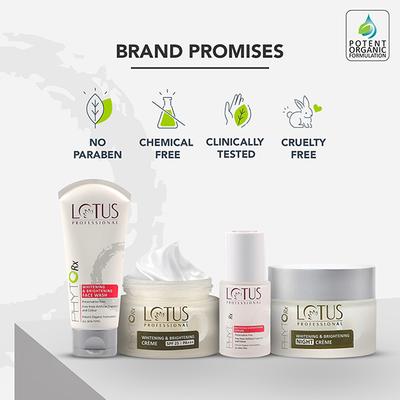 Lotus Professional Phytorx Whitening & Brightening Face Wash 80 gm - Face Wash & Cleansers