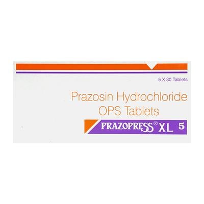 Prazopress XL 5mg Tablet 30'S - Hypertension-Per