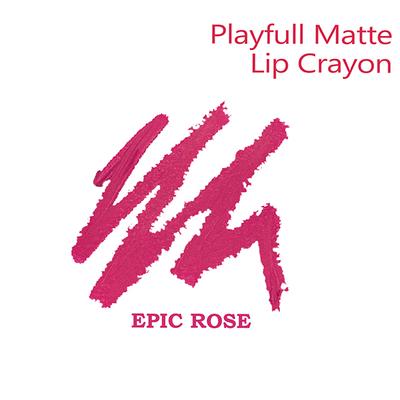 Street Wear Playfull Matte Lip Crayon - Epic Rose 2.9 gm - Lip Crayons
