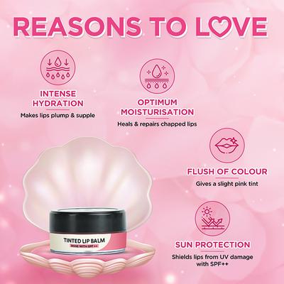 ENN Moisturising Rose Tinted Lip Balm With SPF++ 7 gm - Lip Balms