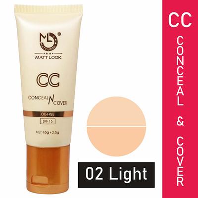 Matt Look Cc Conceal N Cover Oil - Free SPF - 15, Light 47.5 gm - Foundation