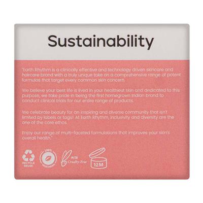 Earth Rhythm Smooth Skin Face Masque With Bilberry, Sugarcane & Sugar Maple 50 gm - Masks & Peels