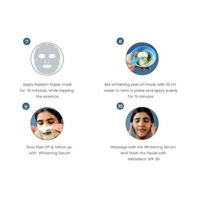 O3+ Bridal Oxygenating Glow Skin Facial Kit - 81g 10's - Facial Kits