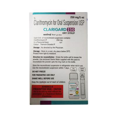 CLARIGARD Banana Flavour 250mg Dry Syrup 30ml - Bacterial Infections-Mac