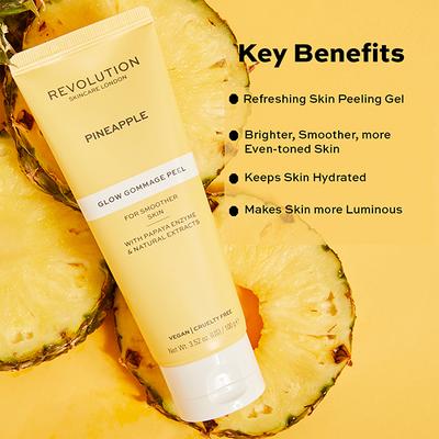 Revolution Skincare Pineapple Enzyme Glow Gommage Peel 100 ml - Skin-Treatment