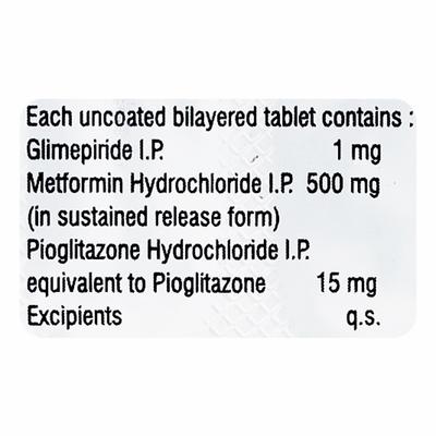 Trigem 1mg Tablet 10'S - Diabetes-Ant