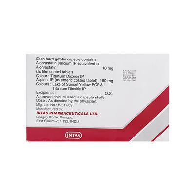 Lipicure AS 150mg Capsule 10'S - High Cholesterol-Dys