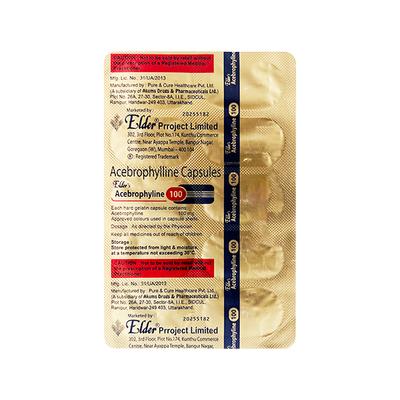 ACEBROPHYLINE (ELDER'S) 100 Capsule 10's - Asthma/COPD-Ast