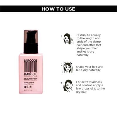 Barcode Professional Hair Oil Colour Protect (BCOL001, 50ML) 50 ml - Hair Oils