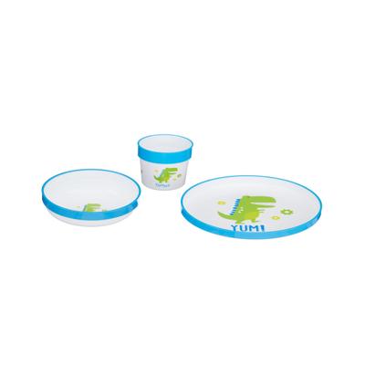 Mothercare Dinosaur Three Piece Feeding Set - Multicolor 1's - Feeding & Nursing