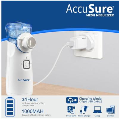AccuSure Portable Mesh Nebuliser Machine (P02) 1's - Blood Pressure Monitors