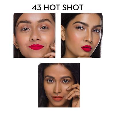 SUGAR Cosmetics Smudge Me Not Liquid Lipstick - 43 Hot Shot (Hot Pink / Dark Fuchsia Pink) 4.5 ml - Liquid Lipsticks