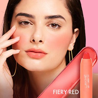 Lakme Lip Love Lip and Cheek Tint Fiery Red 1.8 gm - Lip Crayons