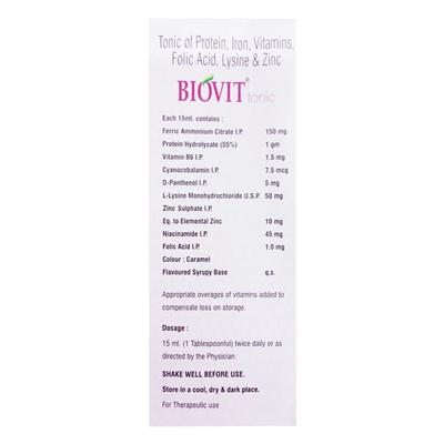 BIOVIT HONEY FLAVOUR Tonic 200ml - Supplements-Vam