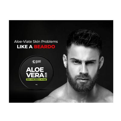 Beardo Hair, Face & Beard Gel - Aloe Vera 50 gm - Lotions & Creams