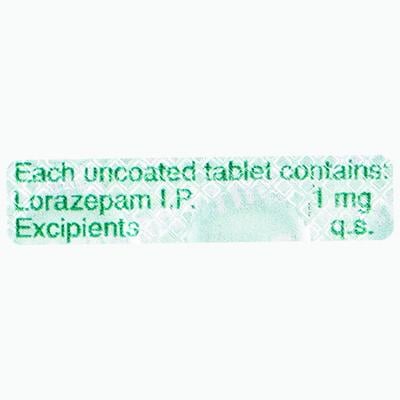 Ativan 1mg Tablet 30'S - Anxiety-Anx