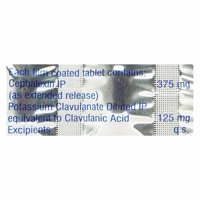 SPORIDEX CV 375 Tablet 10's - Bacterial Infections-Cep